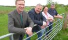 From left, Perth Show chairman David Barclay, with vice-chairman Phil Murrie, secretary Jen Leslie, and junior vice-chairman Jock Wilkie.