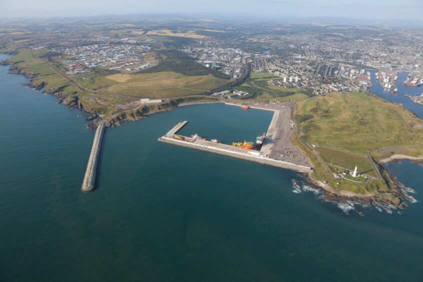 Port of Aberdeen's new South Harbour