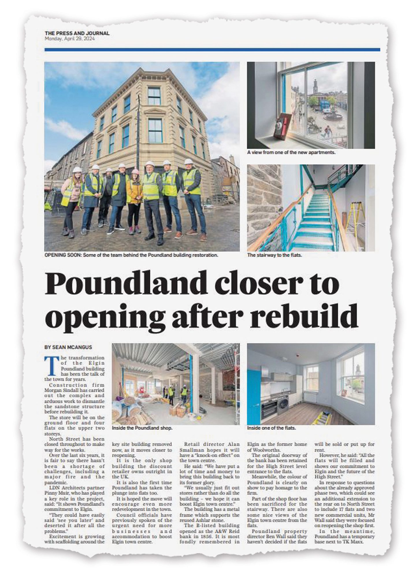 Cost revealed for fit out of Elgin Poundland shop