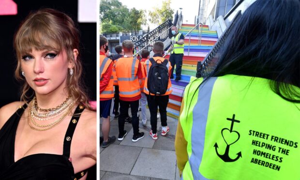 Homeless people are being relocated from Edinburgh as Taylor Swift fans flood hotel rooms.