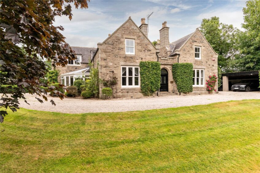 Exterior of Waterton House, Ellon.