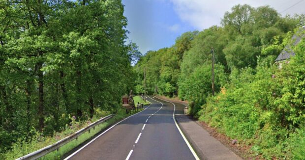 The crash took place near Loch Awe. Image: Google Maps.