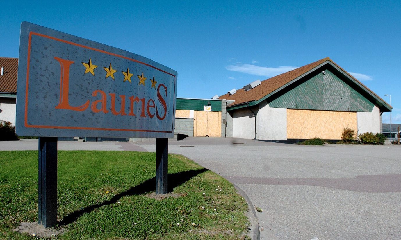 The motel site is now considered derelict Aberdeen land