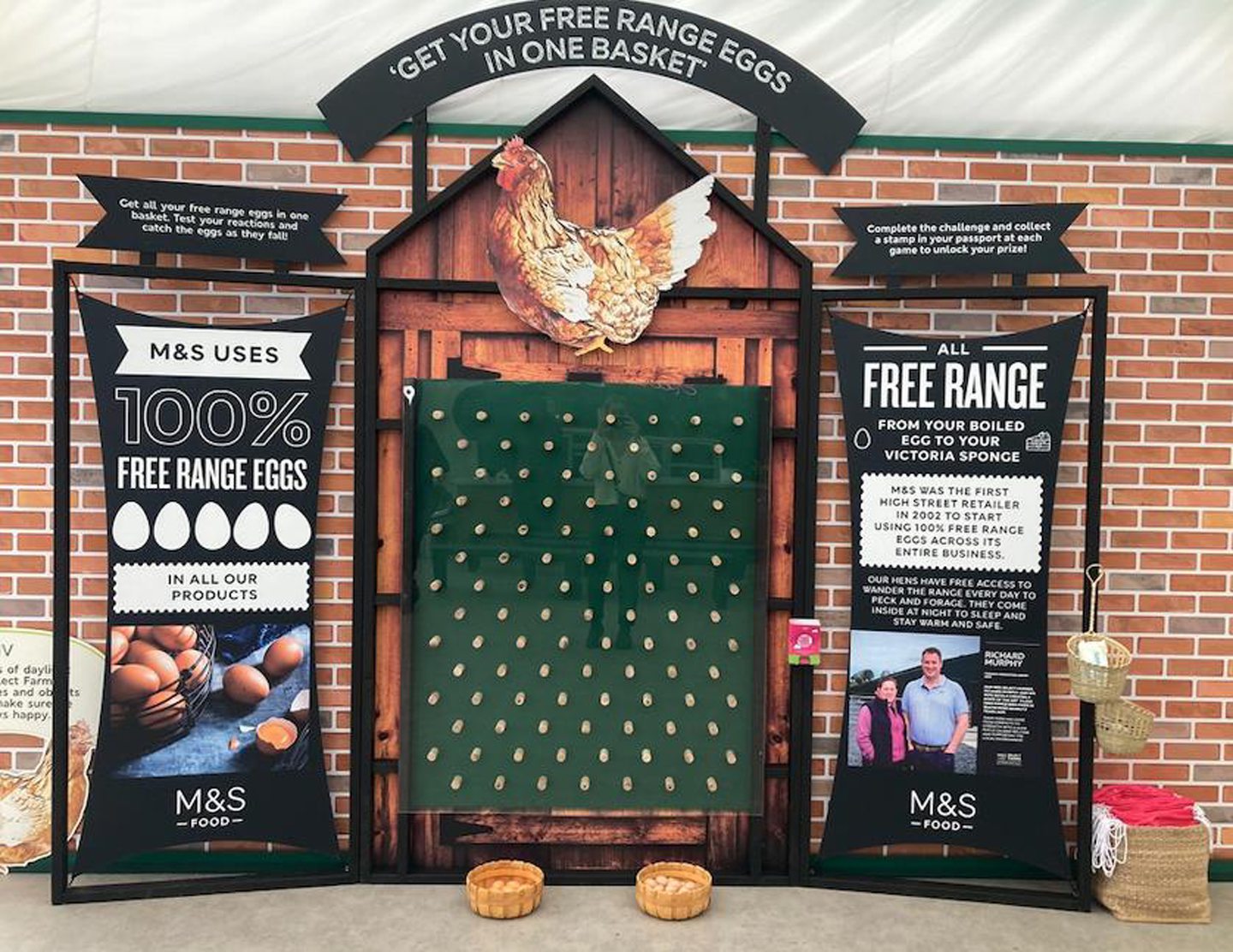 M&S's Get Your Free Range Eggs in One Basket game.