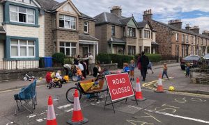 Charles Street was closed to allow children to play in last year's pilot.