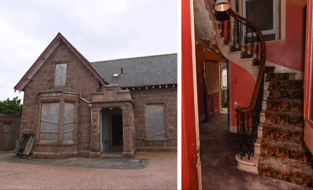 The Victorian lodge at Constitution Street Cemetery in Peterhead has gone on the market for offers over £110,000. Images: Darrell Benns/DC Thomson