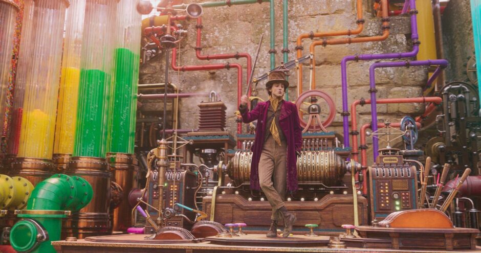 Wonka with Timothee halamet