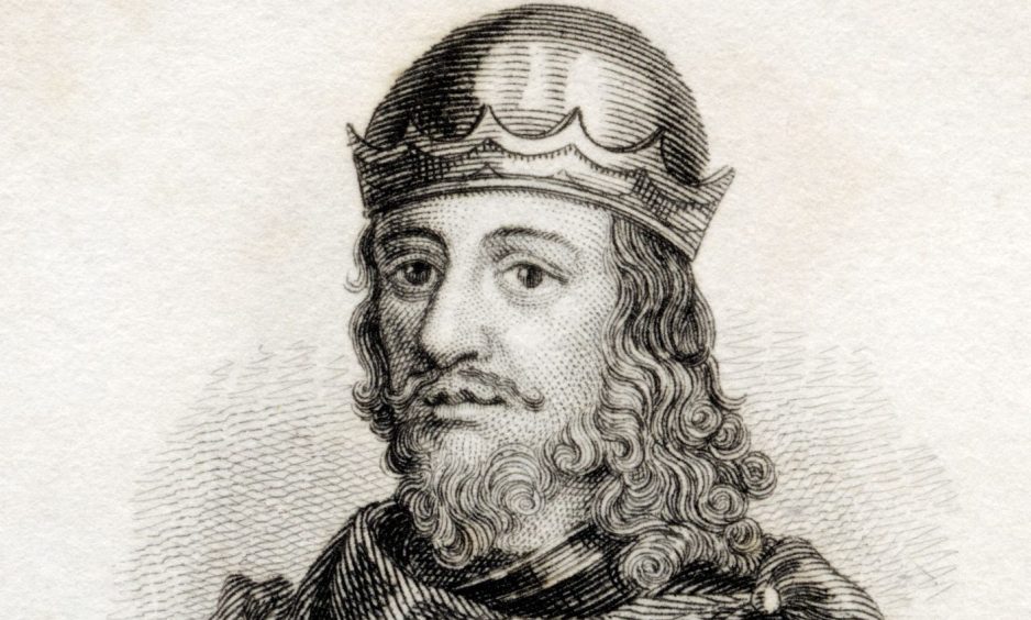 Drawing of Robert the Bruce