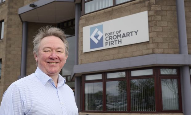 The new Port of Cromarty Firth chief executive, Alex Campbell. Image: Morrison Media