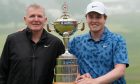 Robert MacIntyre alongside father Dougie, who caddied during his victory at the RBC Canadian Open. Image: Shutterstock.