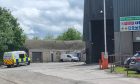 Inverurie Recycling Centre, where a bullet has been found