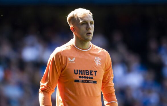 Robby McCrorie in action for Rangers in May 2023. Image: SNS.