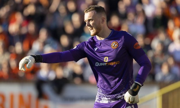 Jack Newman in action for Dundee United during a Premiership match between Dundee United and Kilmarnock at Tannadice in May 2023. Image: SNS.