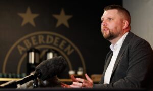 Aberdeen chief executive Alan Burrows. Image: SNS