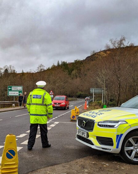 Police are making daily checks at Glenfinnan after thousands of Harry Potter and Outlander fans try to get in every day. 