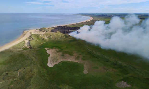 Rattray Head fire.