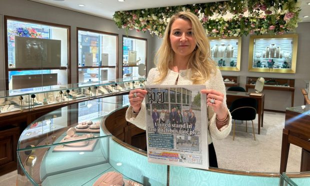 Jewellery manager Dominique is one of thousands backing the P&Js common sense compromise. Image: Isaac Buchan/ DC Thomson
