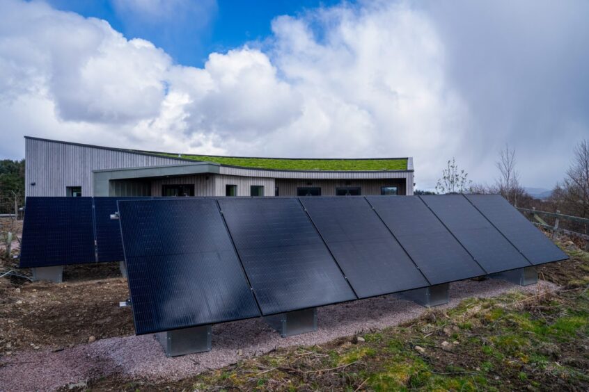 facade of the Learning Hive at Scotland's Wildlife Discovery Centre