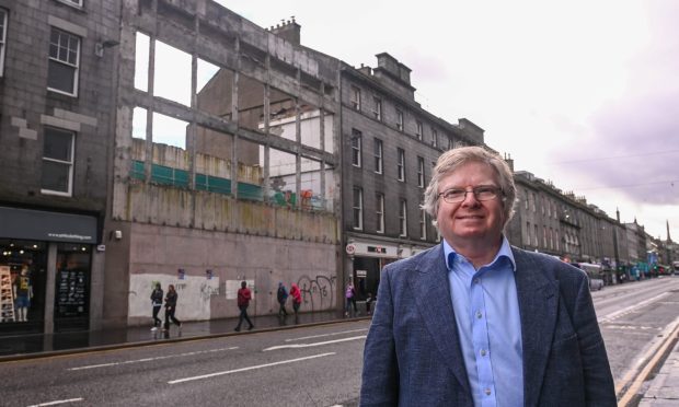 Council co-leader Ian Yuill said it was "unfortunate" that the council was playing "catch up" on managing the PR around the Aberdeen city centre bus gates. Image: Darrell Benns/DC Thomson
