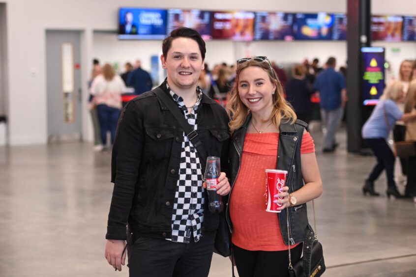 Press and Journal Live team reporters Ross Hempseed and Shanay Taylor ahead of the Girls Aloud concert at Aberdeen's P&J Live