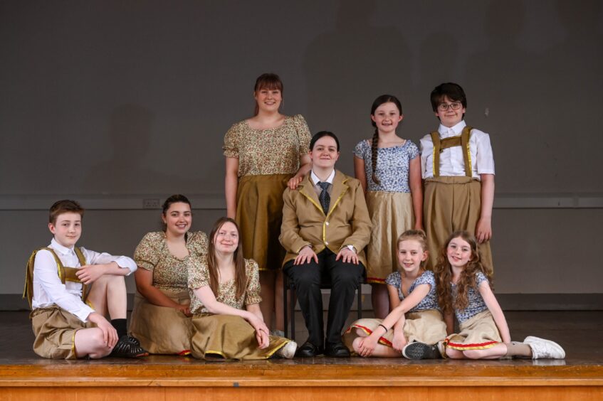 The Von Trapp children in The Sound of Music 