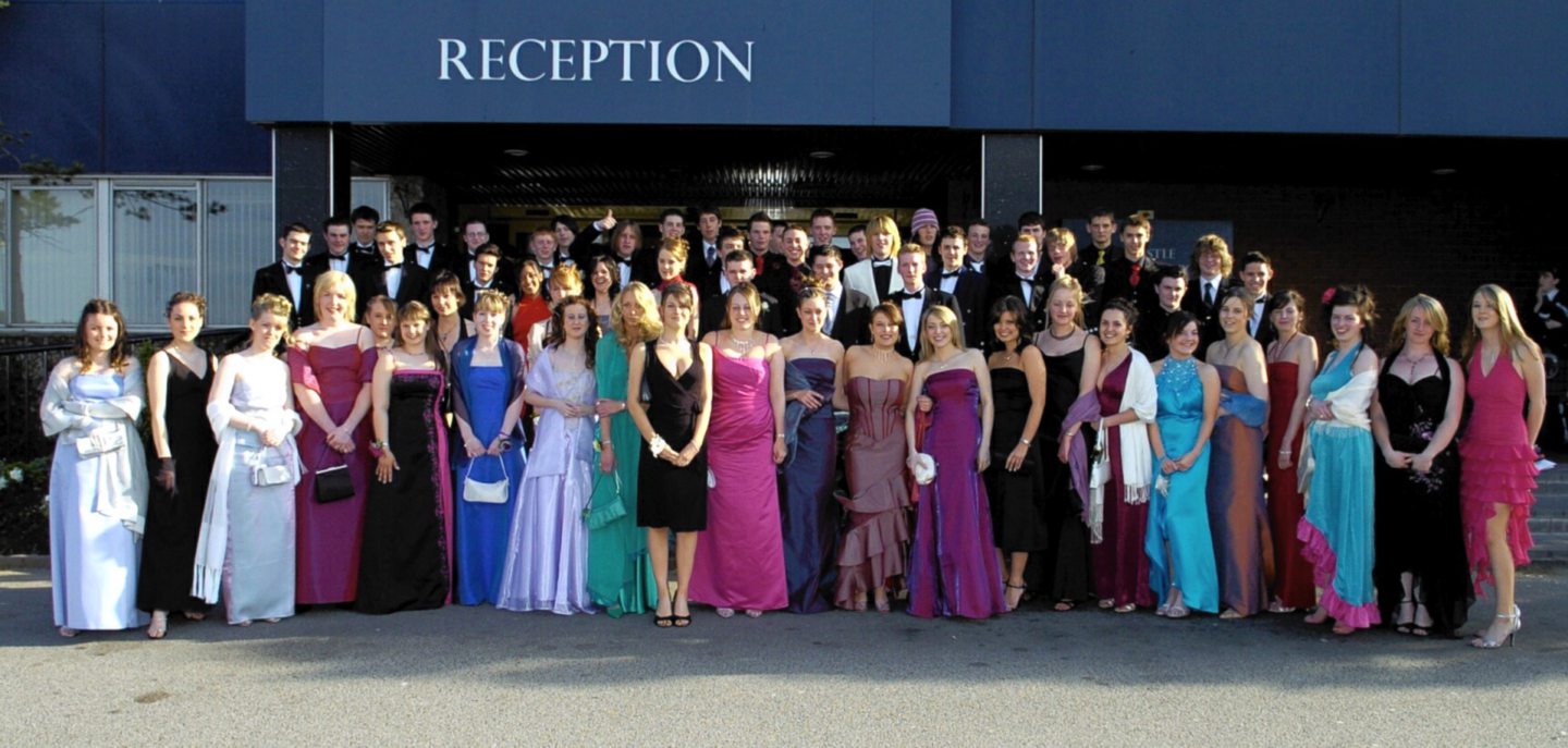 Inverurie Academy pupils at prom