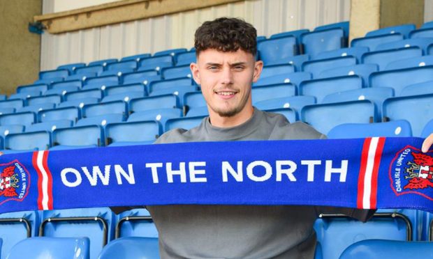 Cammy Harper has joined English League Two side Carlisle United from Inverness. Image: Carlisle United FC.