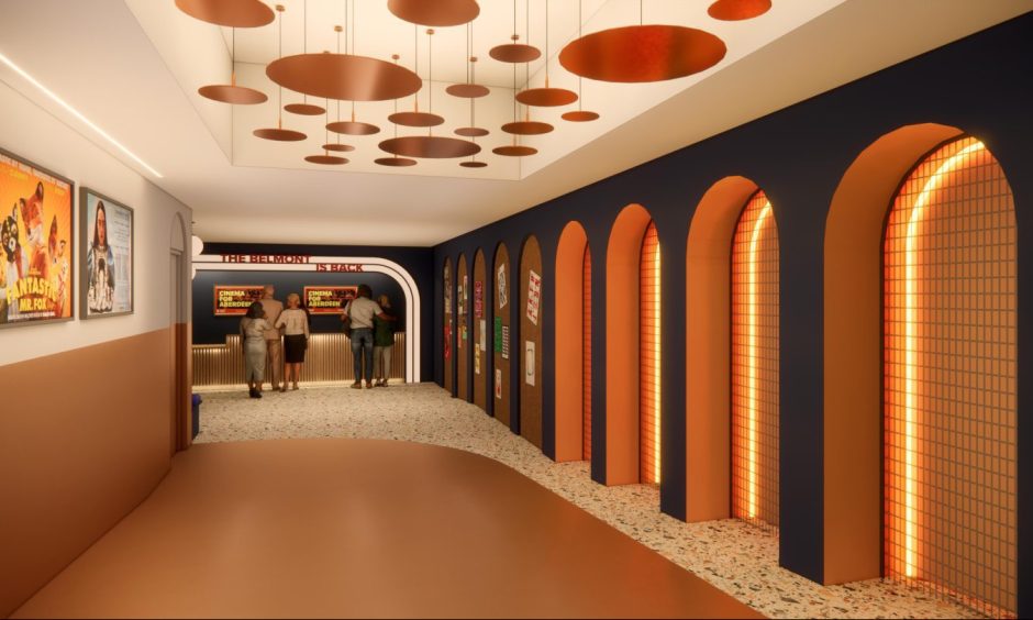 Design images of how the Belmont Cinema could look like following an extensive revamp.