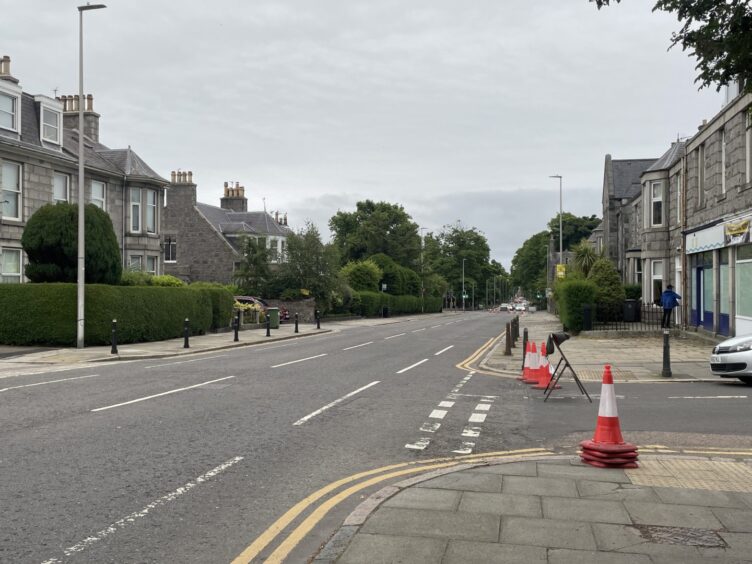 Westburn Road closure.