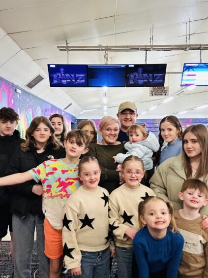 The Burghead family on an outing.