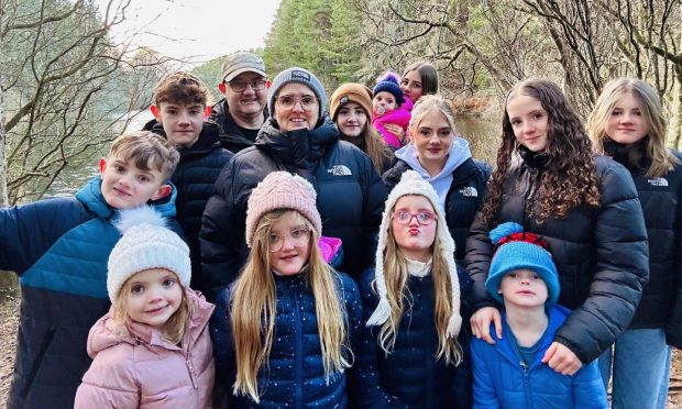 The Sullivan Family in Lossiemouth. Image: Ben Sullivan.