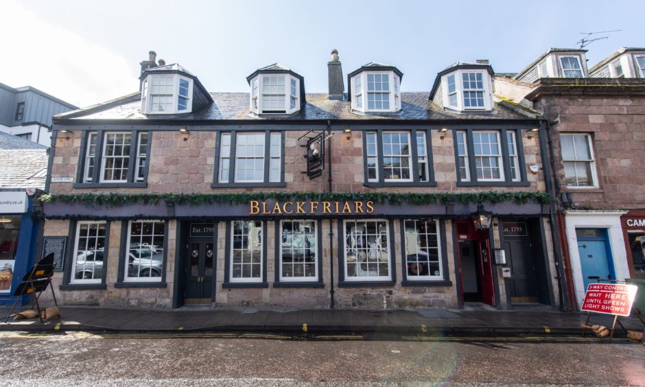 Blackfriars pub in Inverness