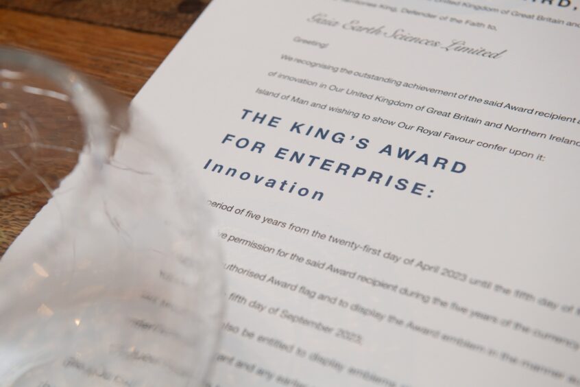 One of Gaia Earth Group's two King's Awards for Enterprise. 