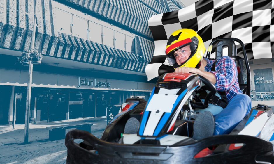 John Lewis go-karting