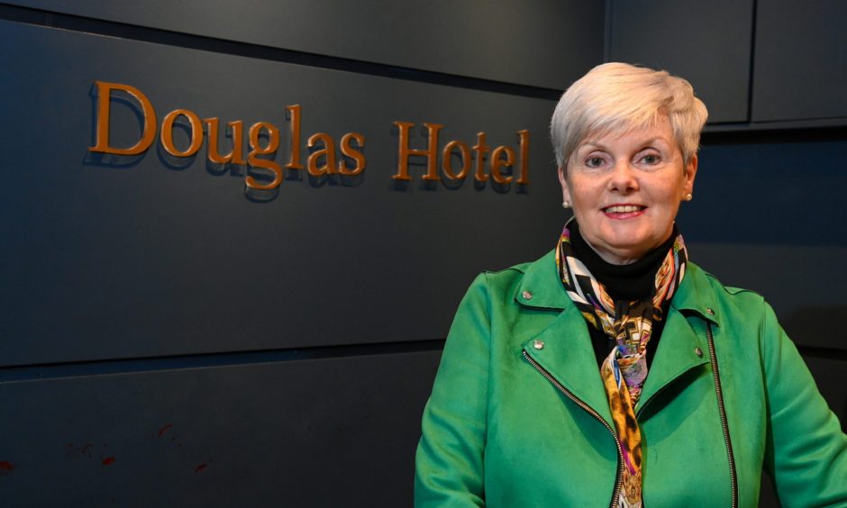 Mary Martin at Aberdeen's Douglas Hotel