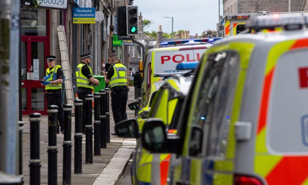 Police on Rosemount Place