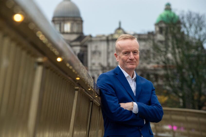 Aberdeen Inspired chief executive Adrian Watson is pressing for bus gate compromise. Image: Kenny Elrick/DC Thomson
