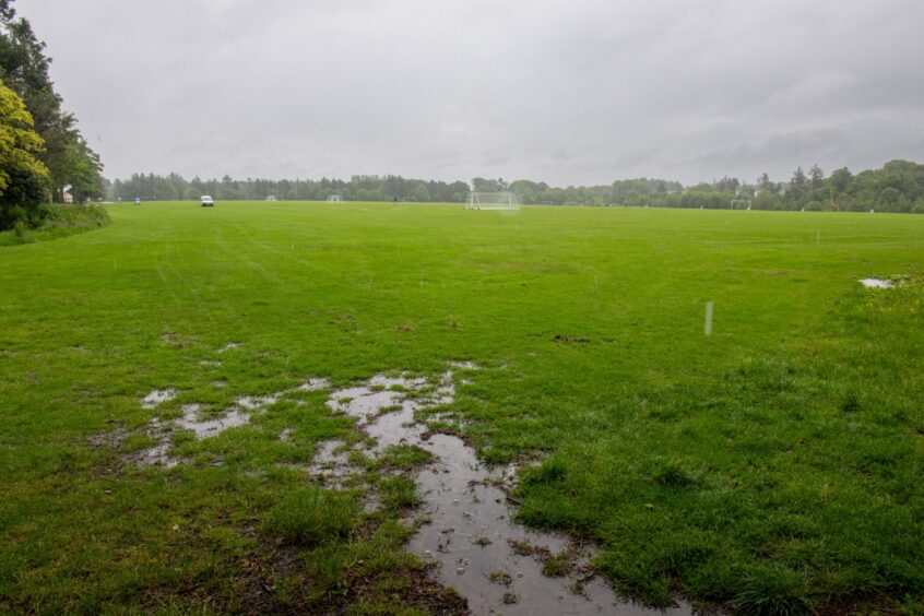 Water logged field 