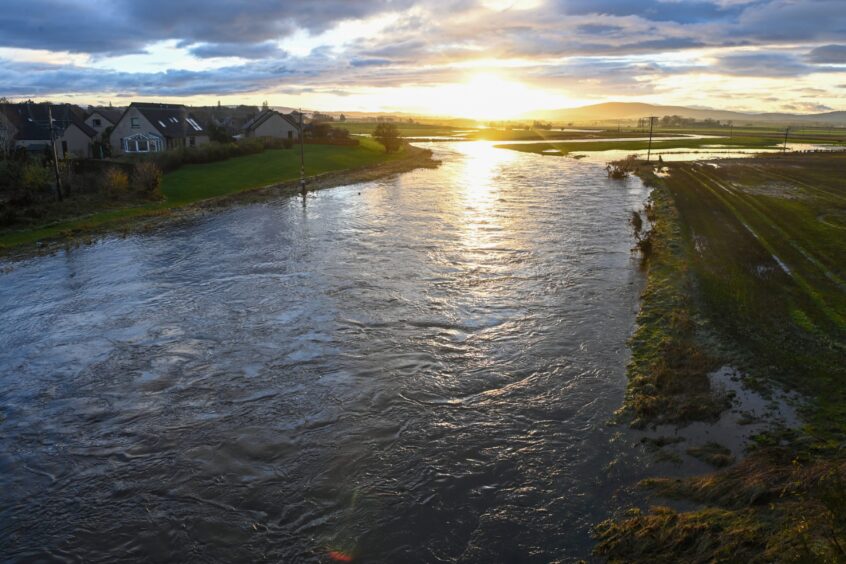 Sunsets on the River Don near Kemnay.