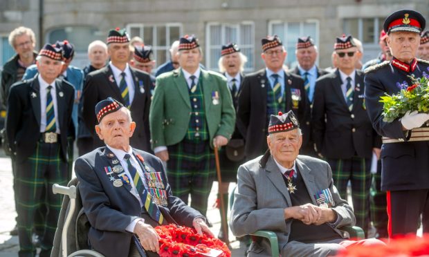 The Gordon Highlanders Association pays tribute to the courage of our soldiers on the 80th Anniversary of D-Day.
Image: Kath Flannery/DC Thomson