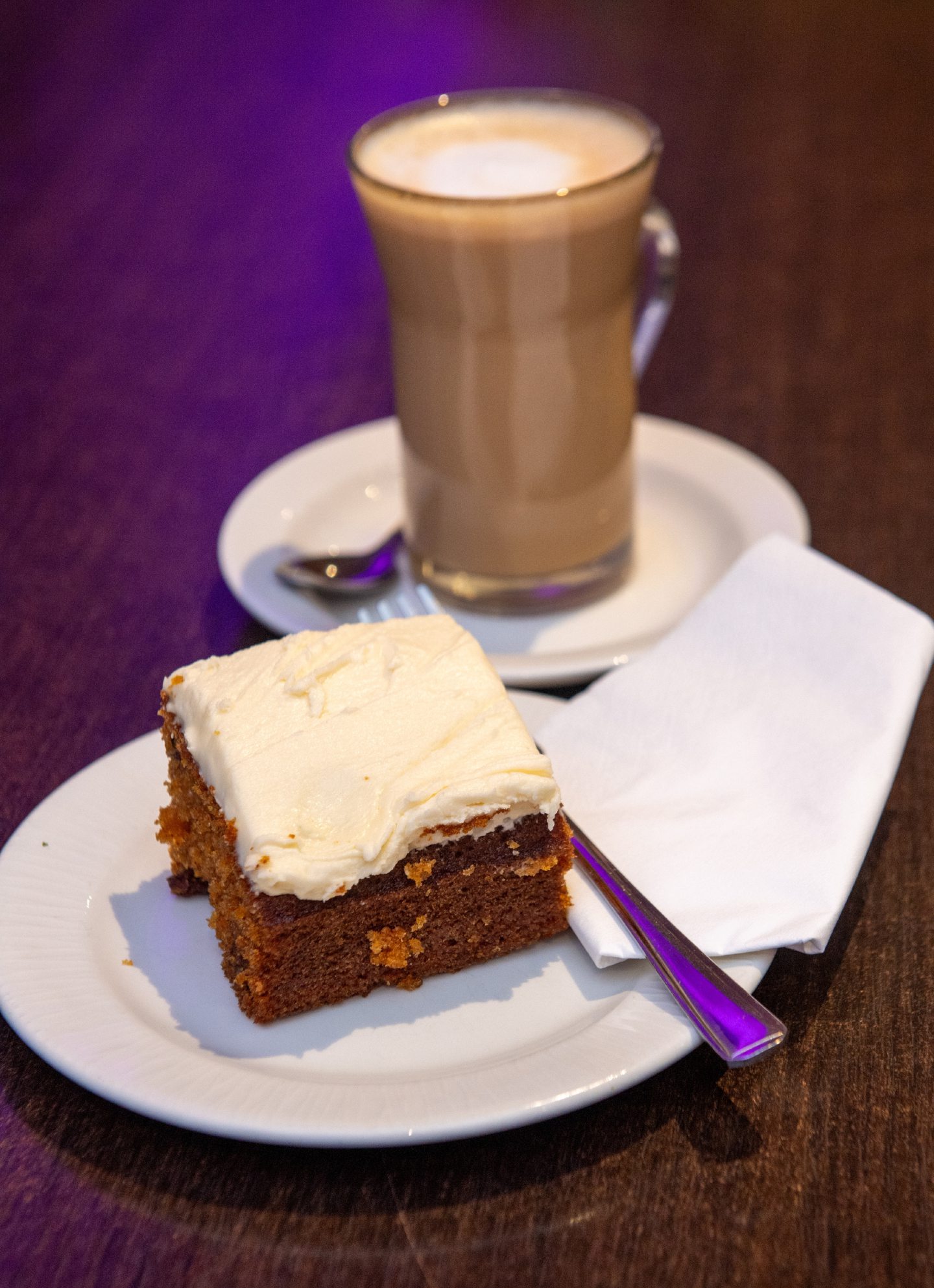 Coffee and cake at Mrs Maitland's Restaurant and Coffee Shop