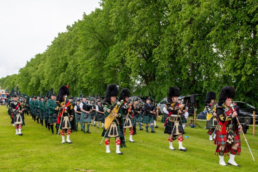 Massed Pipe Bands 