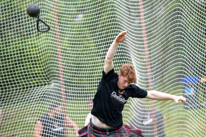 Glenfiddich Qualifying Heavy Events Andrew Murray of Granton.