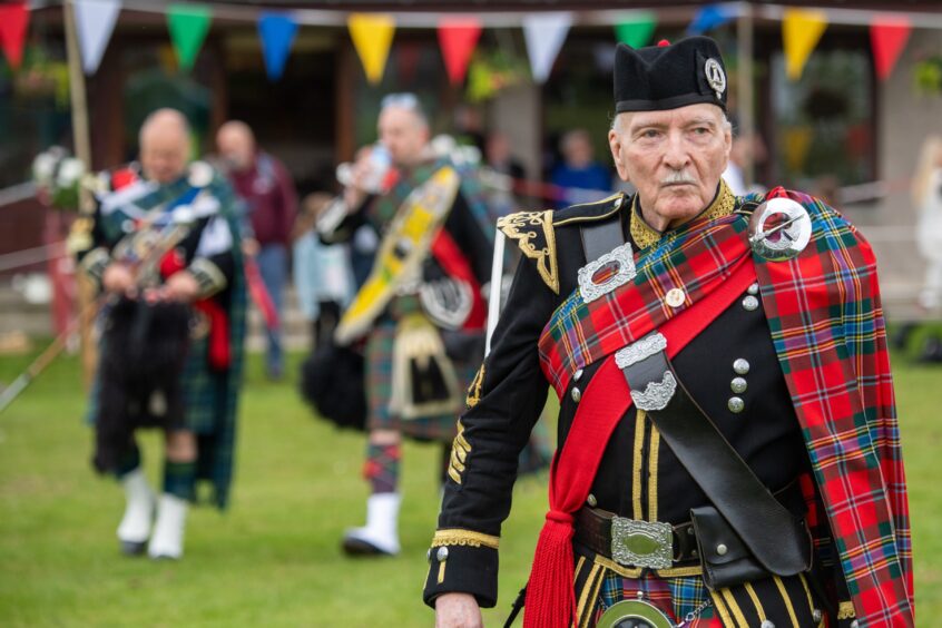 Drum Major Bill Barclay.