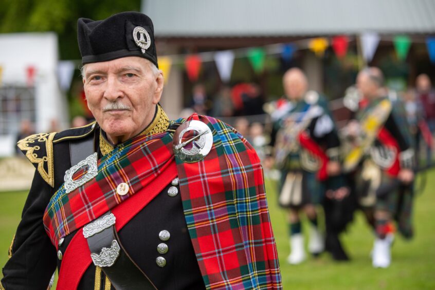 Drum Major Bill Barclay.