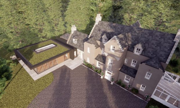 An artist impression of the Kingswells House plans. Image: McWIliam Lippe Architects