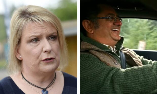 "Furious" road safety campaigner Laura Hansler has criticised Highland hotelier Ruchir Gupta's driving. Images: DC Thomson/Richie on Tour/YouTube