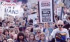 Protestors demonstrate against Section 28 in 1988, the year Kevin Crowe was the victim of a homophobic attack. Image: Rick Colls/Shutterstock
