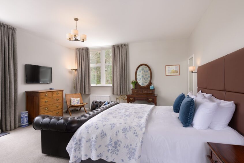 Ballater guest house bedroom.