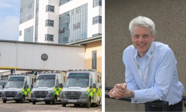 NHS Bosses have came up with their masterplan to solve the ambulance queuing crisis at ARI. Image: Kami Thomson and Kath Flannery/DC Thomson.